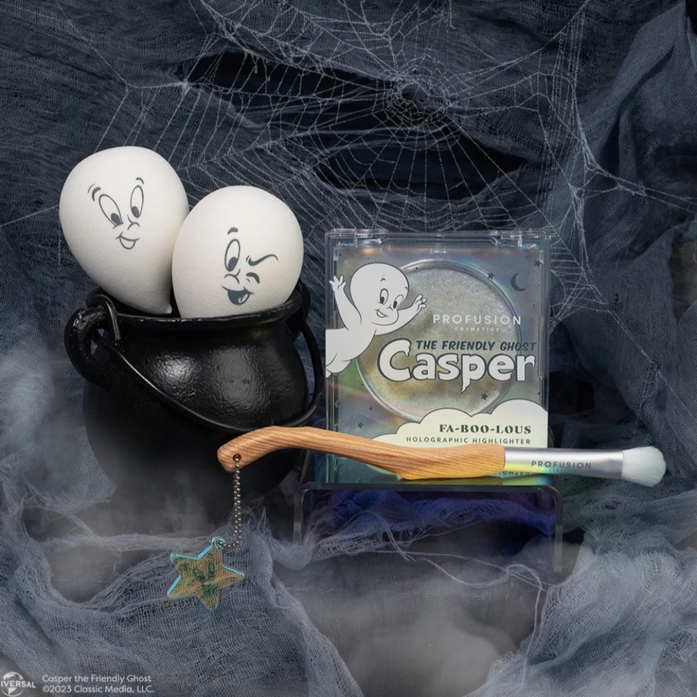 Casper the Friendly Ghost Glow in the Dark 2pc Beauty Blender Makeup Sponge Set - Picture 5 of 5